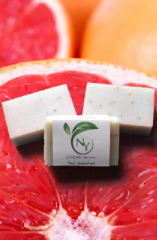Juvenis Skincare Pink Grapefruit Natural Herbal Soap